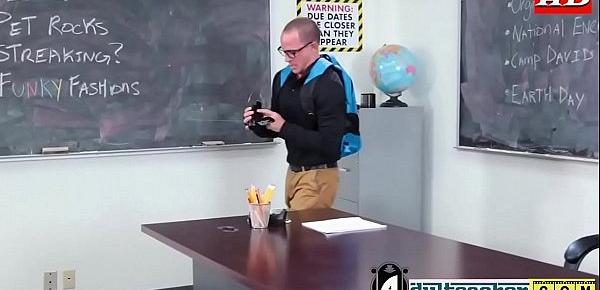  Busty MILF Teacher Fucks Student -Adulteacher.com